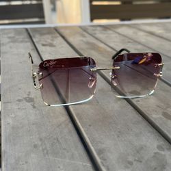 Mirror Cartier Sunglasses 
