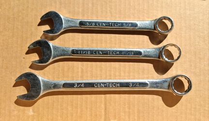 Cen-tech Combination Wrenches 1970s
