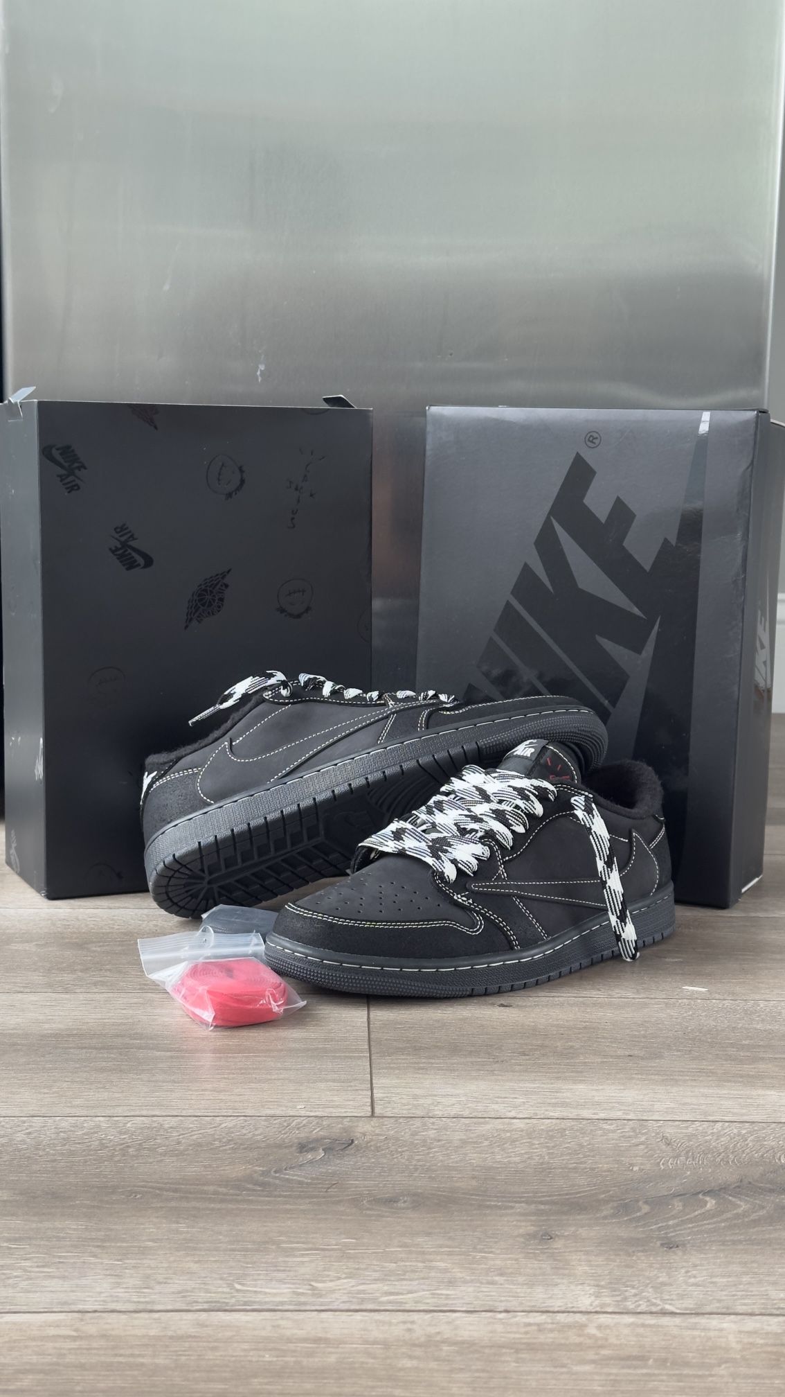 Travis Scott Jordan 1 Retro Low OG SP Black Phantom US Men’s 10