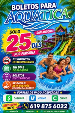 Boletos Aquatica
