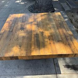 West Elm 58 inch Rustic wooden Dining table