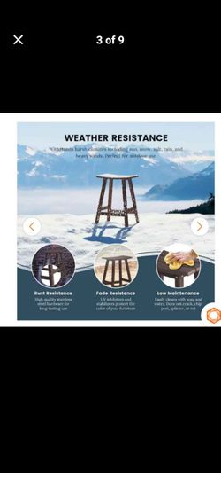 (2) Indoor/ outdoor stools,
weather resistant..Stools