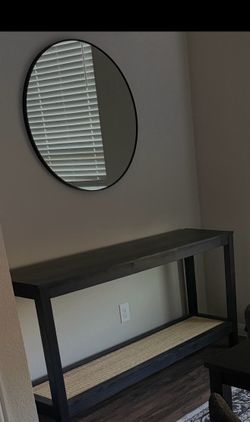Table and Mirror