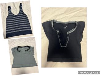 Urban Outfitters/Tilly’s Ribbed Crop Tops Bundle XS/S