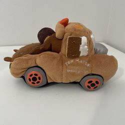 Disney Store Mater 8" Plush Stuffed Animal Tow Truck Cars Authentic Exclusive