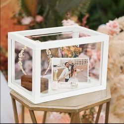 Acrylic Wedding Card Box 