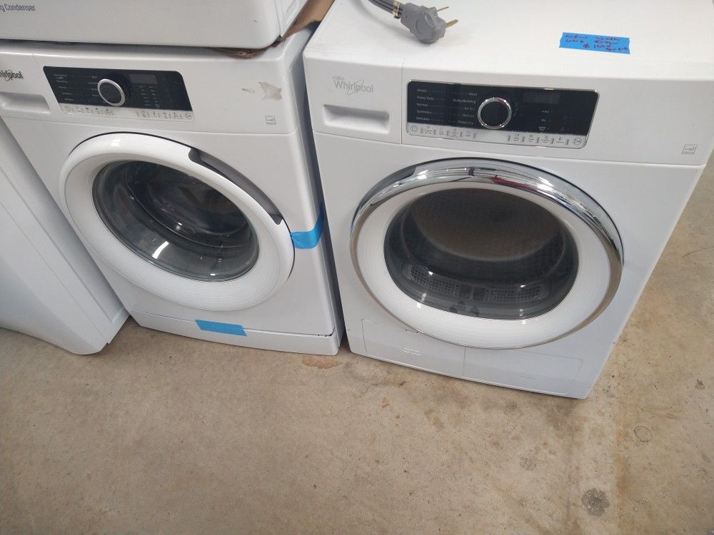 24" Whrilpool New Washer And Used Dryer For Sale