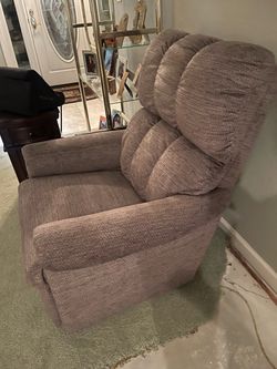 Tan Fabric Recliner Chair