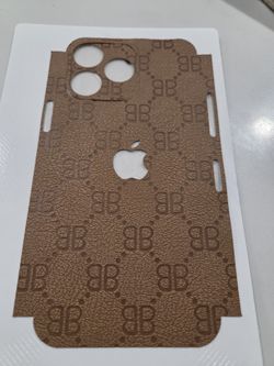 Luxury Leather iPhone 14 Pro Max Wrap – Custom Cut