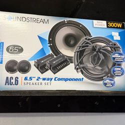 Soundstream 6.5’ component 2-way door speakers