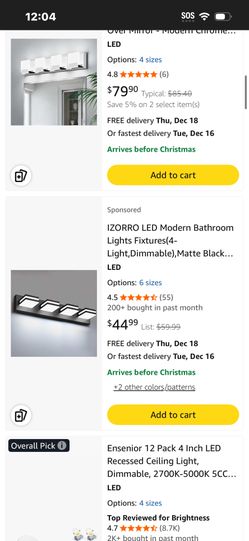 led bathroom lights 4 light