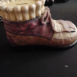 Vintage Shoe Penny Bank 