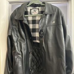 Brand New Leather Jacket Size XL