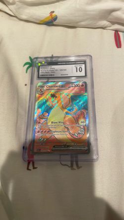 Charizard EX CGC Graded 10 Pokemon Card