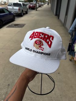 Vintage 49ers world champions hat