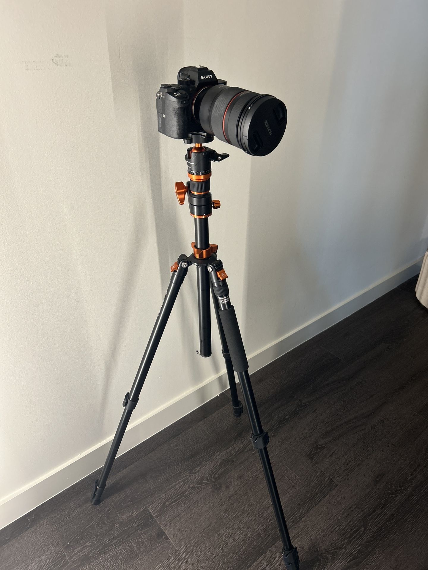 Camera, Lens, And Stand