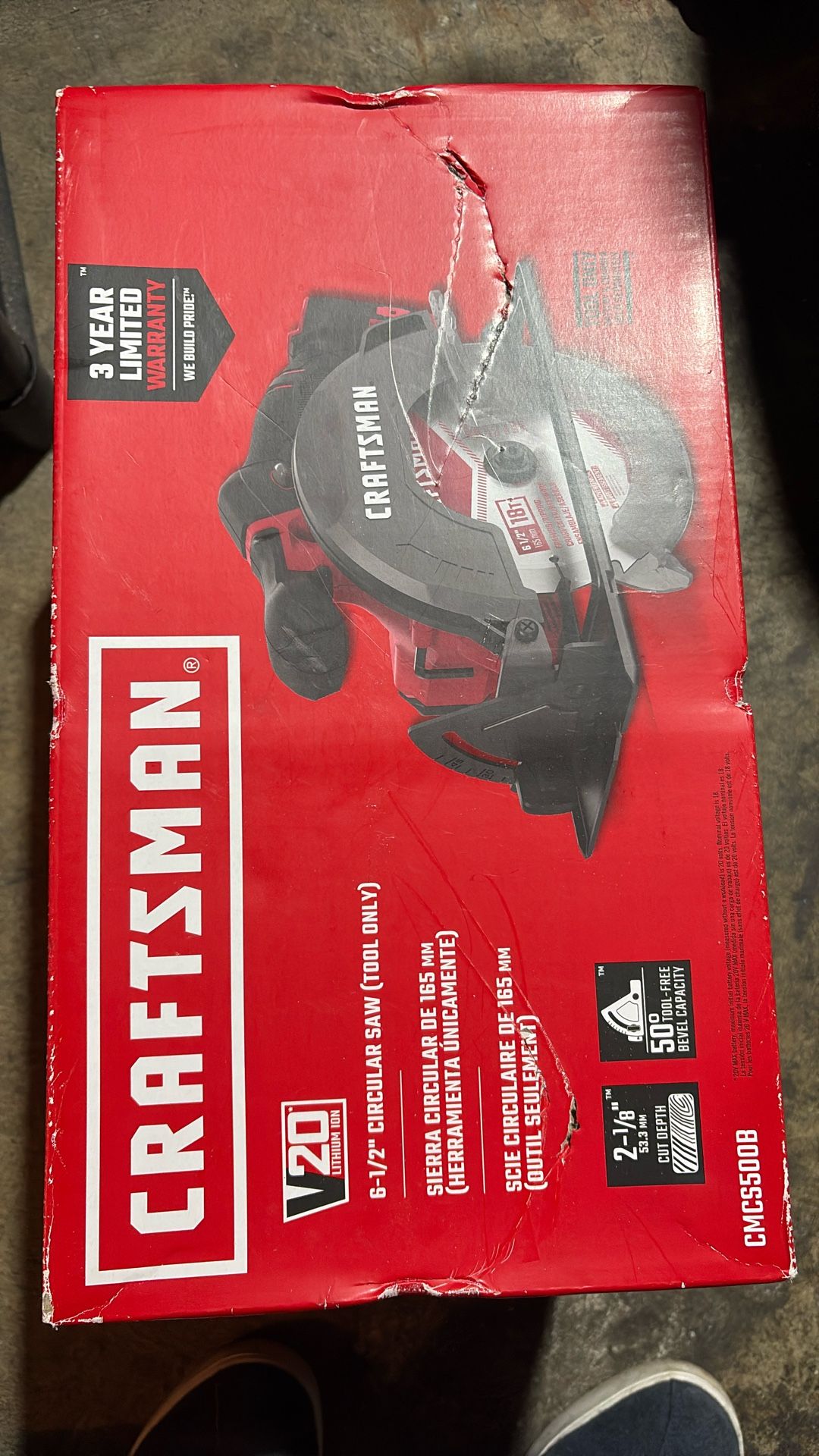 Craftsman  6- 1/2 “  Wireless Circular Saw