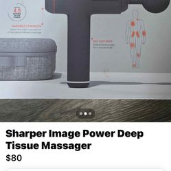 Sharper Image Power Deep Tissue Massager