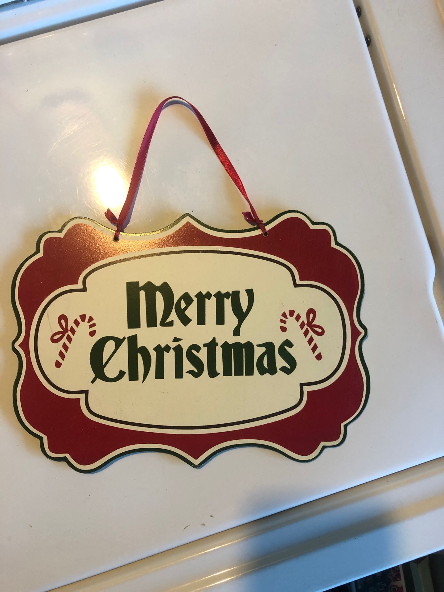 Merry Christmas sign/decor