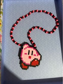 Kirby Kandi perler necklace festival raves