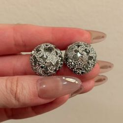 Vintage Crystal Earrings Wedding Jewelry 