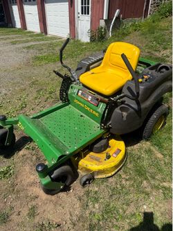 John Deere zero turn mower.
