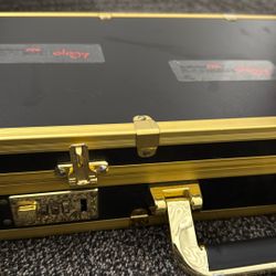 Barber Suite Case Gold 