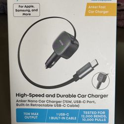 Anker Nano USB-C Car Charger