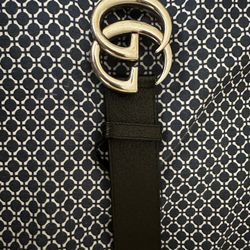 Gucci Belt Silver Buckle