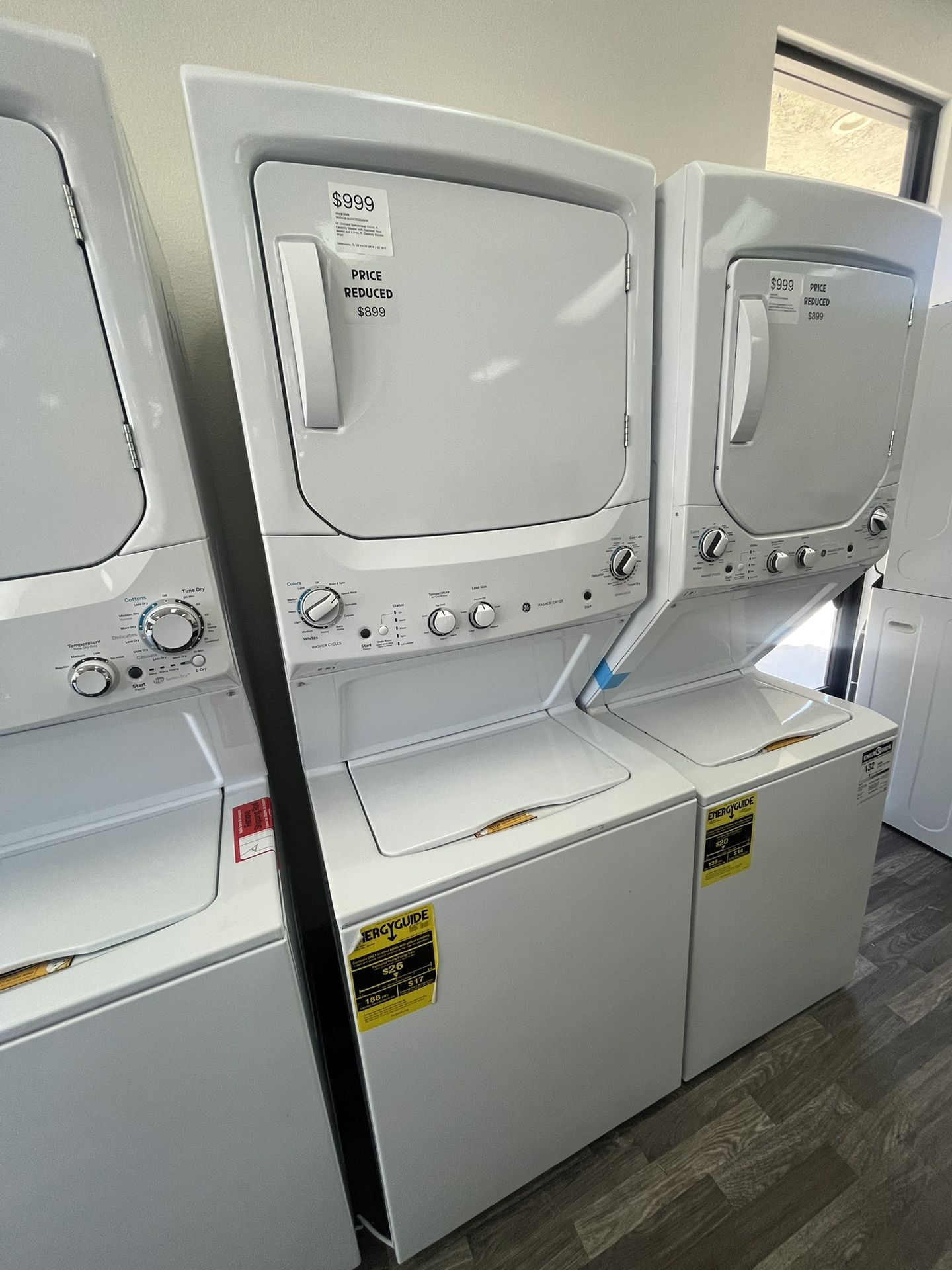 $890 GE Spacemaker Single Unit Wash Tower, Come With One Year Warranty