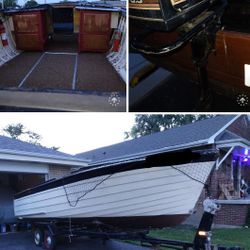 Classic Chris Craft Motor Boat