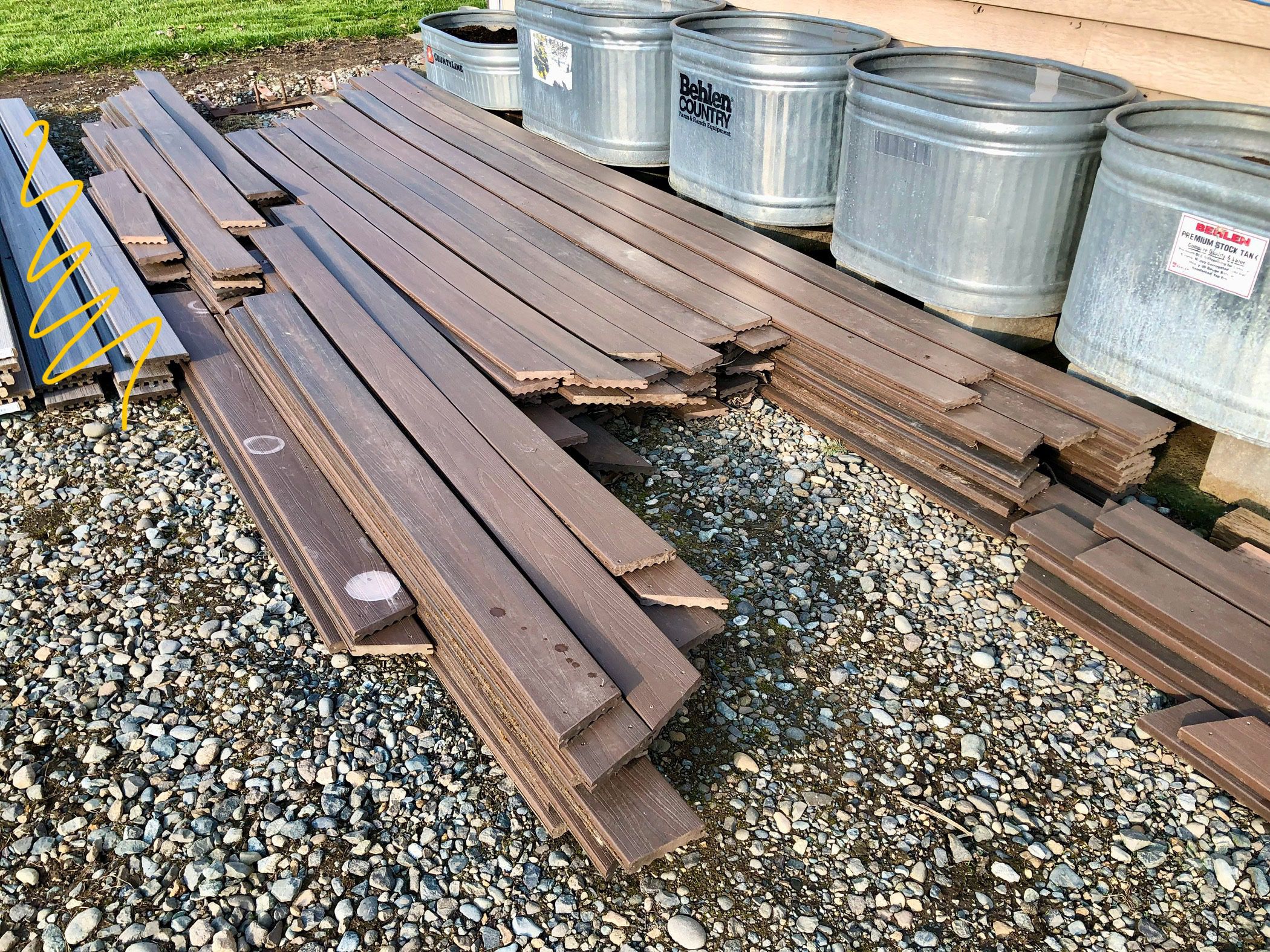 Used Composite Decking