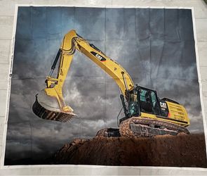 Trackhoe fabric panel