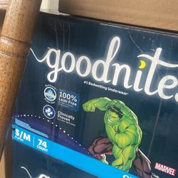 Good nights Brand marvel pull Ups 