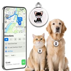 Smart Alarm Pet Tracker, Waterproof and Drop-Proof, Extra Long Battery Life of 365 Day, No Subscription