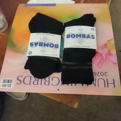 2- NEW PAIRS  ( BOMBAS  BRAND)-  SM SIZE ONLY/  2- For $6   PICK ⛏️ UP ONLY