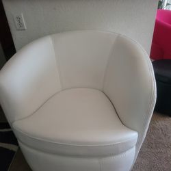 White Swivel Chair $40