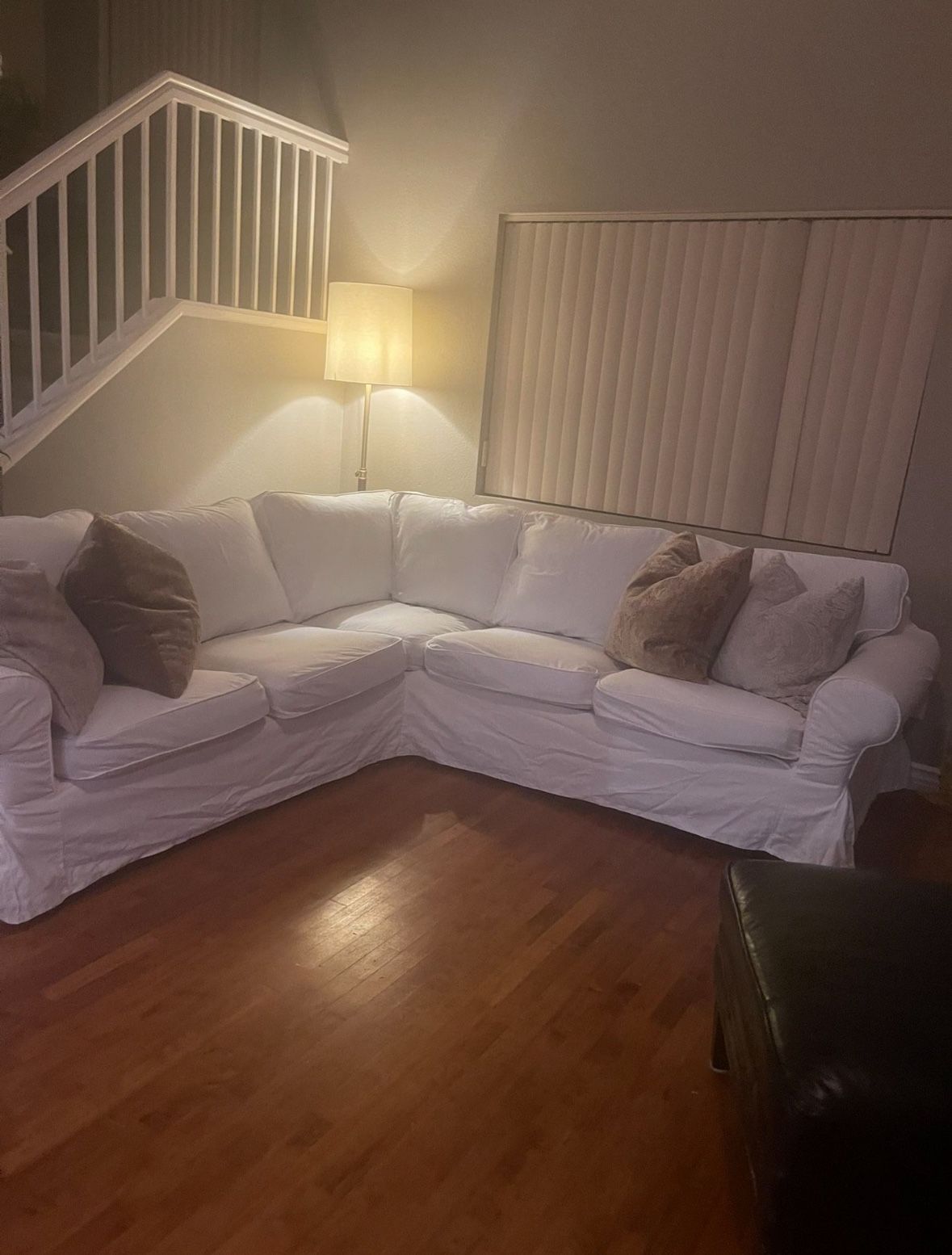 White Sectional Couch