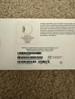 Apple Watch Series 8 GOLD Stainless Steel Cellular