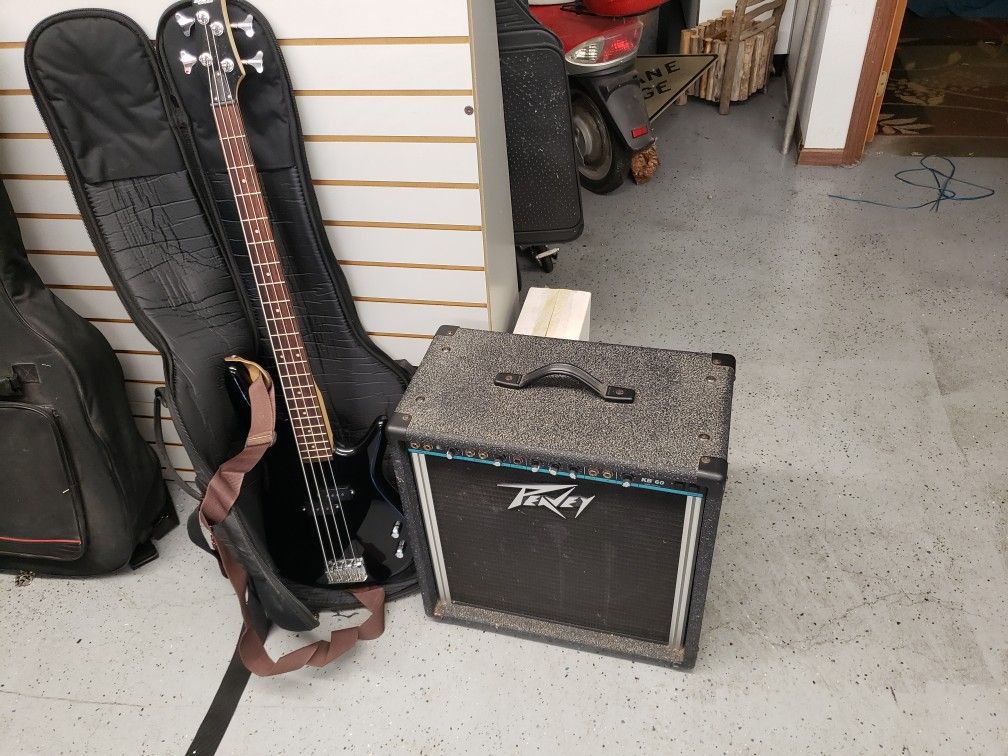 Ibanez 4 string Bass. Peavy Amp Is Sold!