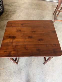 Solid wood end/ side table