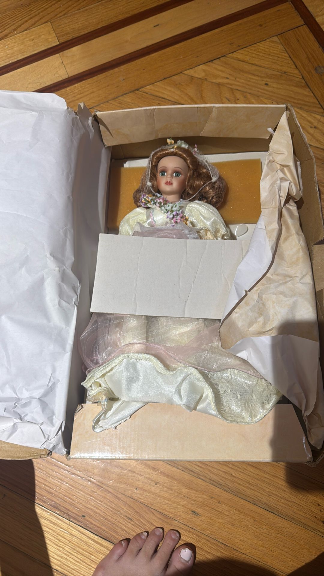 Vintage Porcelain Doll