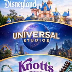 Disneyland Knotts Universal Studios 