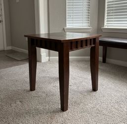 Solid wood small table