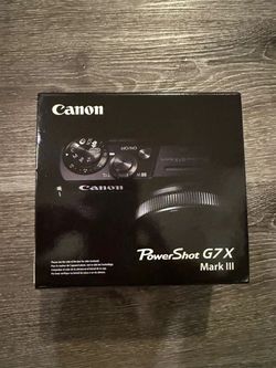 Canon PowerShot G7 X Mark III - 20.1MP Point & Shoot Digital Camera - Black