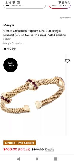 Women's bracelet gold plated