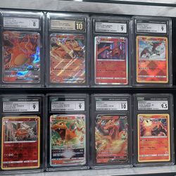 Graded Charizards 