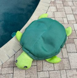 Pool Petz Turtle Pool Float For Kids 39” X 28”
