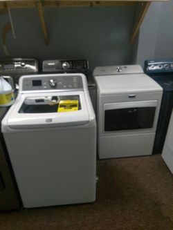 Maytag washer dryer set