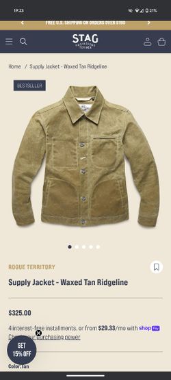 Rogue Territory Waxed Jacket